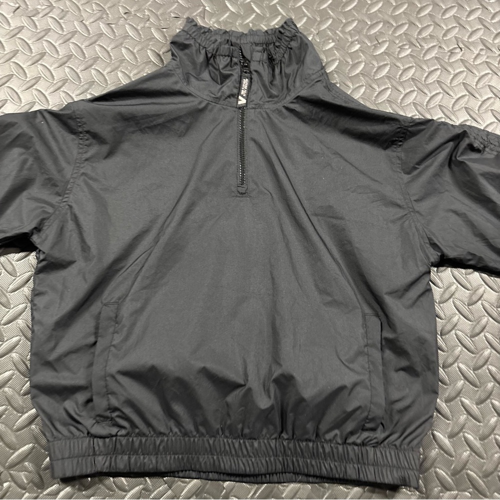 Athleta Girl Allison Felix Black Windbreaker Jacket Youth L 12 - Picture 6 of 12
